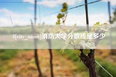 延安消防大学分数线是多少