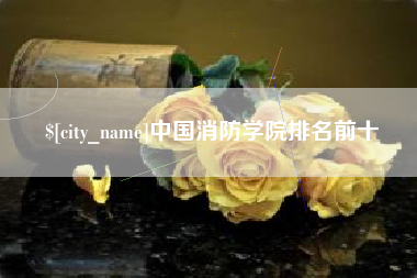 延安中国消防学院排名前十