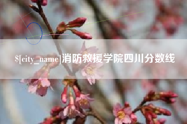 延安消防救援学院四川分数线