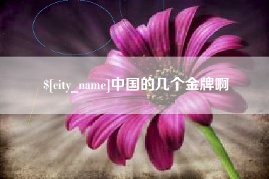 延安中国的几个金牌啊