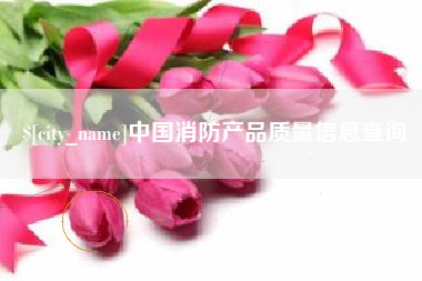 延安中国消防产品质量信息查询