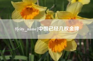 延安中国已经几枚金牌
