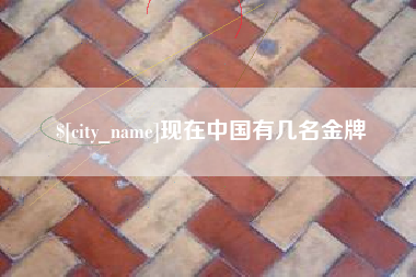 延安现在中国有几名金牌
