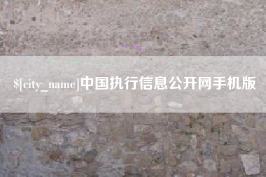 延安中国执行信息公开网手机版