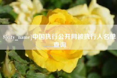 延安中国执行公开网被执行人名单查询