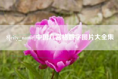 延安中国九宫格数字图片大全集