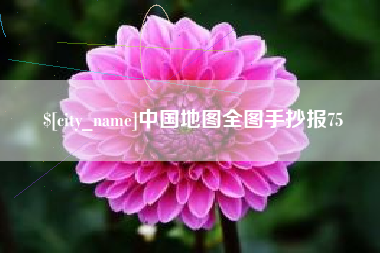 延安中国地图全图手抄报75