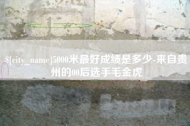 延安5000米最好成绩是多少-来自贵州的00后选手毛金虎