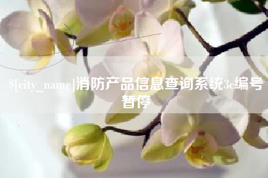 延安消防产品信息查询系统3c编号暂停