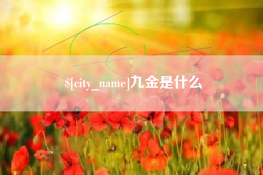 延安九金是什么