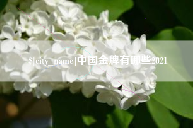 延安中国金牌有哪些2021