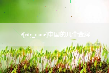 延安中国的几个金牌