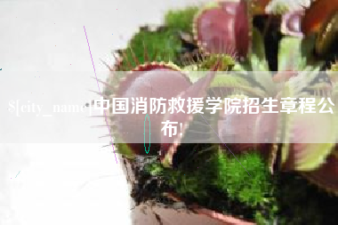 延安中国消防救援学院招生章程公布!