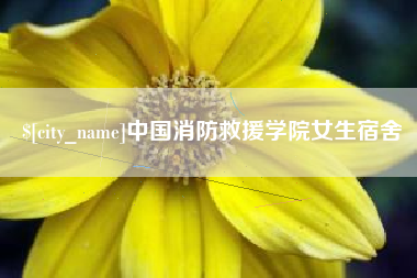 延安中国消防救援学院女生宿舍