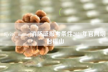 延安消防证报考条件2024年官网烟台福山